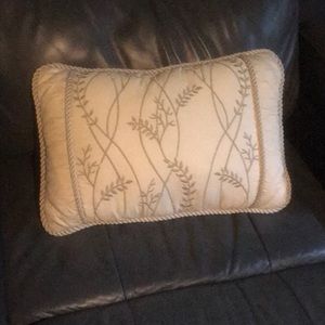 Never used decorative pillow approx 17x12 in